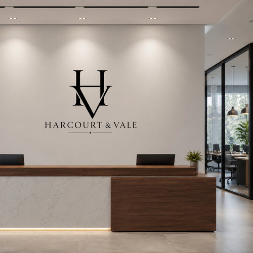 Custom Business Logo Vinyl Decal – Personalised Wall, Window & Vehicle Sticker
