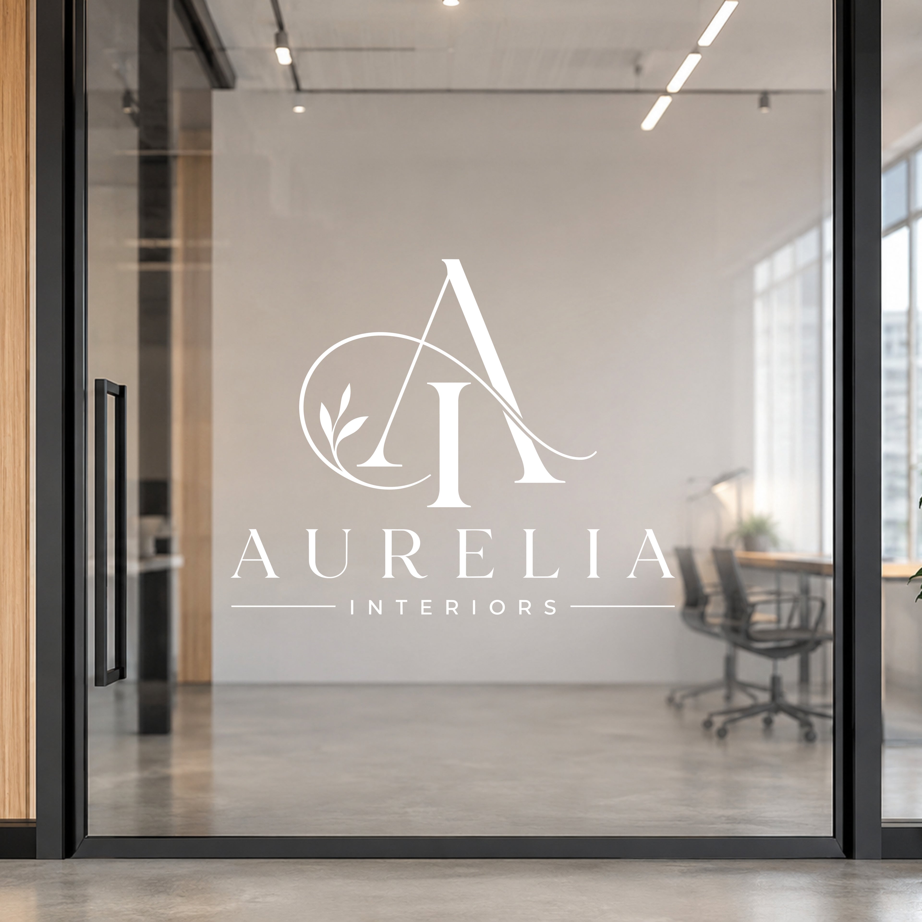 Custom Business Logo Vinyl Decal – Personalised Wall, Window & Vehicle Sticker