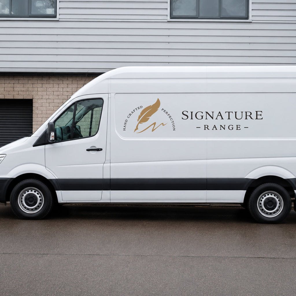 Custom Business Logo Vinyl Decal – Personalised Wall, Window & Vehicle Sticker
